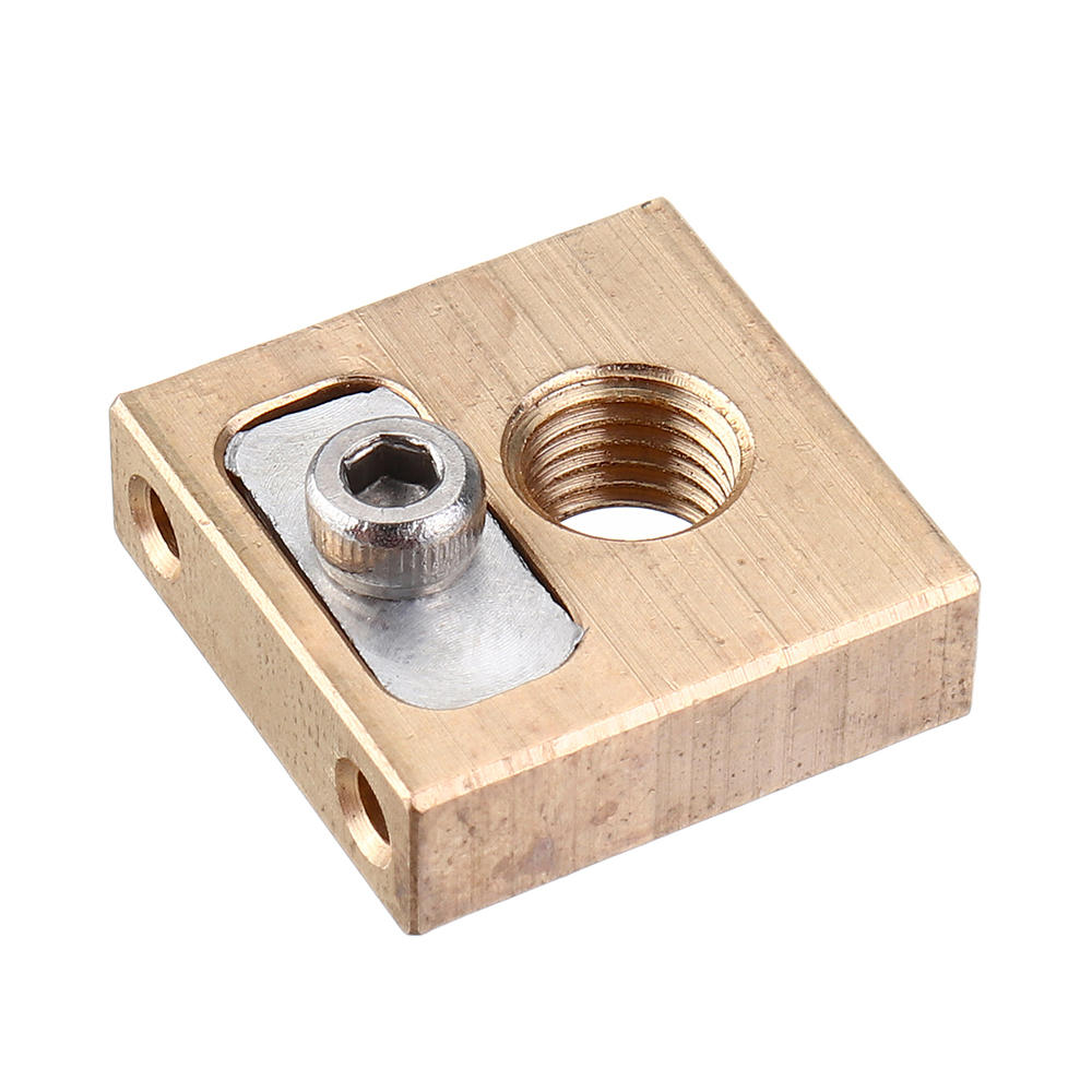 UM3 M6*0.75 Thread Brass Copper Heating Block 4mm for 3D Printer COD